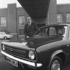 Harry Webster at Longbridge 1971