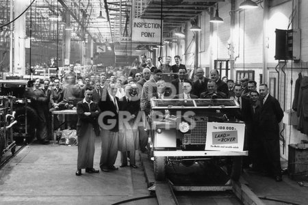 Solihull factory Rover Company 1954
