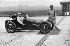 Austin Seven Racing Car at Brooklands 1930s