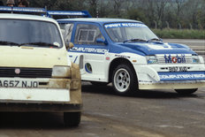 MG Metro 6R4 track event 1985