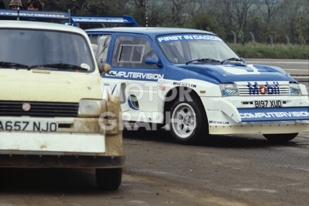 MG Metro 6R4 track event 1985