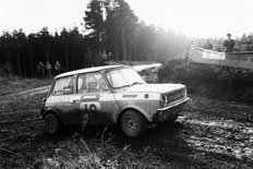 Mini rallying circa 1980