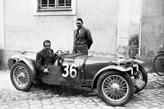 Riley racing car 1934 at Brooklands