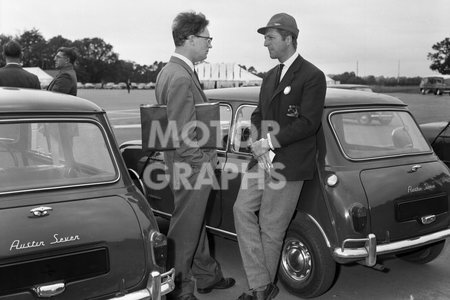 Mini Cooper Launch in Chobham 1961