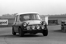 Mini Cooper S 1969 Irish Rally at Thruxton