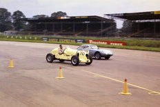 Classic MG R Midget with Austin Healey Sprite 1967