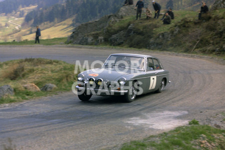 MG MGB GT rallying in 1966