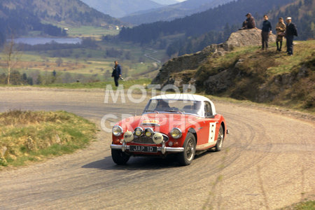 Austin Healey 3000 Mk3 rally car 1966