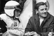 Jackie Stewart and Graham Hill 1965