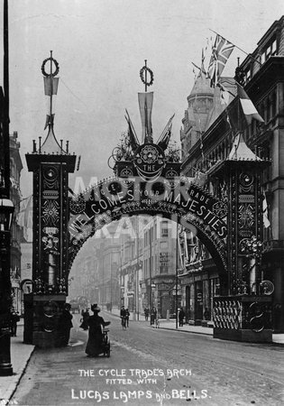 Cycle Trade Arch, Birmingham 1909