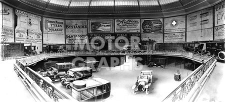 Wolseley's London garage in 1910