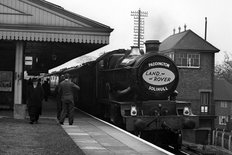 Land Rover Steam Locomotive 1950s