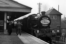 Land Rover Steam Locomotive 1950s