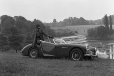 Austin Healey 3000 Mk 3 1964 at Blenheim Palace in Woodstock, Oxfordshire