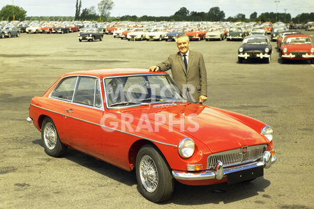 MGB GT 1966 with Syd Enever (chief engineer)