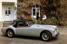 MG MGA with hardtop 1960