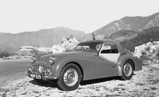 TR3A Col De Braus France 1957