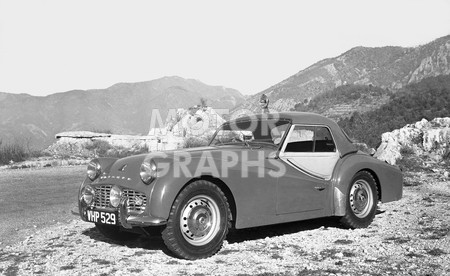 TR3A Col De Braus France 1957