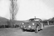 TR3A near Digne 1957