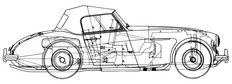 Austin Healey 100/6 1958