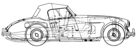 Austin Healey 100/6 1958