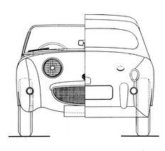 Austin Healey Sprite Mk I (Frogeye) 1958