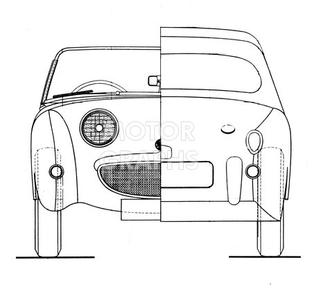 Austin Healey Sprite Mk I (Frogeye) 1958