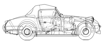 Austin Healey Sprite Mk I (Frogeye) 1958