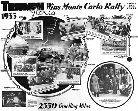 Triumph Gloria at Monte Carlo 1935