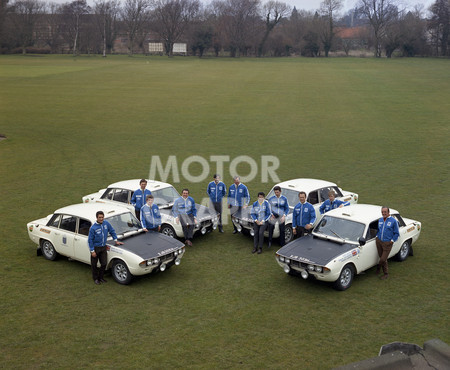 British Leyland World Cup Rally team 1970