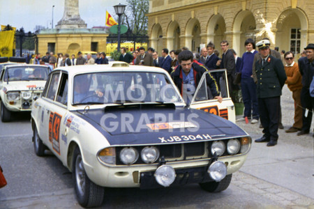 World Cup Rally starting line 1970
