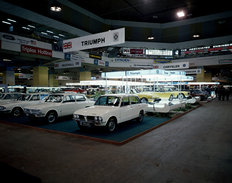 Triumph Motor Show stand 1972