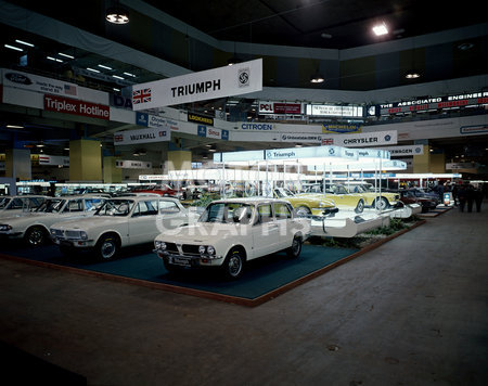 Triumph Motor Show stand 1972