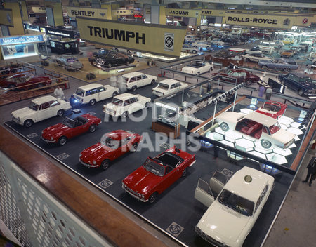 Triumph Motor Show stand 1969