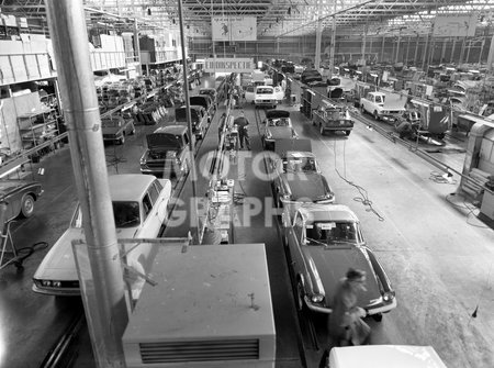 Malines (Belgium) factory Leyland-Triumph 1972