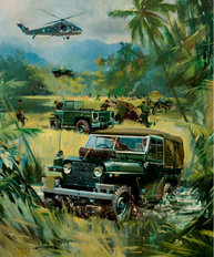 BMIHTOil Painting Land Rover Jungle