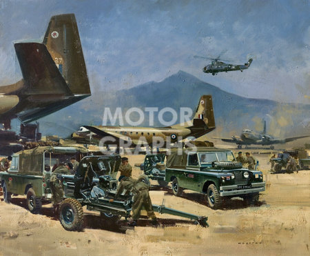 BMIHTOil Painting Land Rover Desert