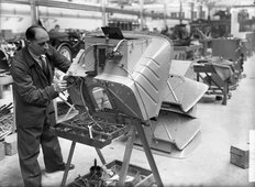 MG TC Midget Production 1946