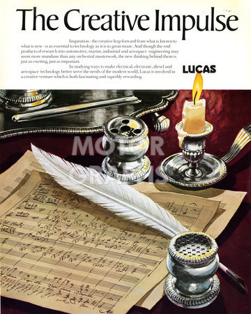 Lucas Advertisement Creative Impulse 1973