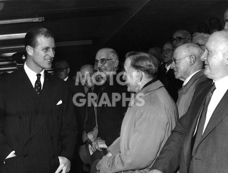 Lucas Prince Philip Greets Workers 1955