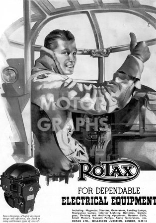 Lucas WWII Rotax Advertisement 1940