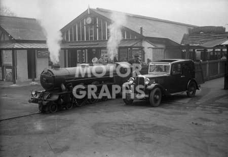 Steam Train With Standard Car