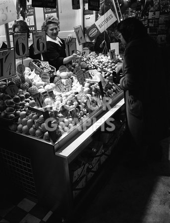 Birmingham Bull Ring Market 1964