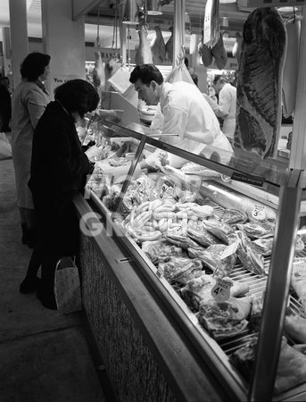 Birmingham Bull Ring Market 1964