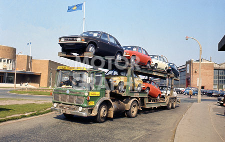 Allegros On Transporter 1974