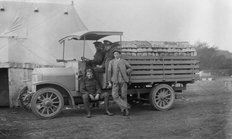 Soldiers With Lorry WWI